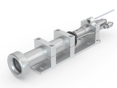 Hydrogen Breakaway Coupling TSA1 H₂ with gas recirculation, for data interface